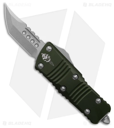 Microtech Mini Troodon Hellhound SS Automatic OTF Knife OD Green (1.9" SW) 3 Microtech Mini Troodon Hellhound SS Automatic OTF Knife OD Green (1.9" SW)