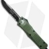 Microtech Combat Troodon S/E OTF Automatic Knife Green (3.8" Black Serr) 143-2OD -Microtech Microtech OTF Combat Troodon Green 143 2OD BHQ 51259 jr 1
