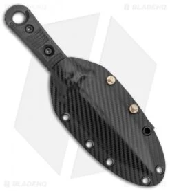 Microtech Borka SBD Fixed Blade Knife Signature Series Carbon Fiber (4.4" DLC) 8 Microtech Borka SBD Fixed Blade Knife Signature Series Carbon Fiber (4.4" DLC) -Microtech Microtech SBD DE Dagger Fixed Blade Signature Black 201 1 DLCS BHQ 134853 jr sheath