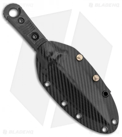 Microtech Borka SBD Fixed Blade Knife Signature Series Carbon Fiber (4.4" DLC) 5 Microtech Borka SBD Fixed Blade Knife Signature Series Carbon Fiber (4.4" DLC) - Image 3