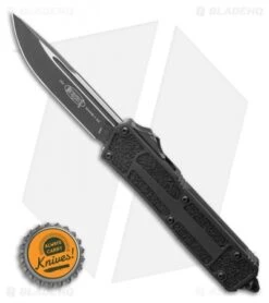 Microtech Scarab II S/E OTF Automatic Knife Black (3.75" Black) 278-1T -Microtech Microtech Scarab II S E OTF Automatic Knife Black Tactical 3.9 Black 278 1T BHQ 124411 LS Bottlecap