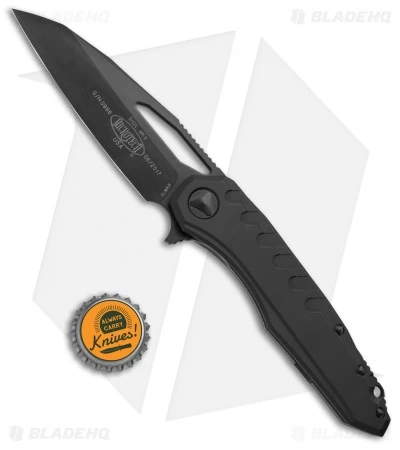 Microtech Sigil MK6 Frame Lock Knife Black (3.75" Black DLC) 6 Microtech Sigil MK6 Frame Lock Knife Black (3.75" Black DLC) - Image 4