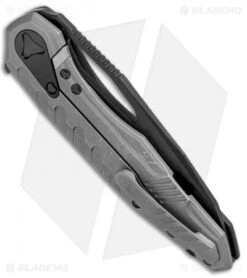 Microtech Sigil MK6 Frame Lock Knife Black (3.75" Black DLC Full Serr) -Microtech Microtech Sigil MK6 FL Black Black Full Serr 196 3DLCT BHQ 75226 jr side