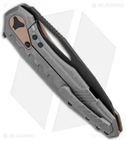 Microtech Sigil MK6 Frame Lock Knife Tan Al (3.75" Black DLC) -Microtech Microtech Sigil MK6 FL Tan Al Black DLC 196 1DLCTA BHQ 74530 jr side