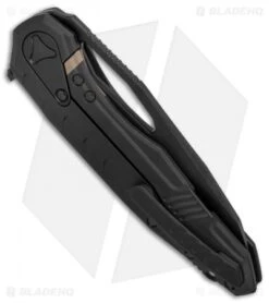 Microtech Signature Series Sigil MK6 Knife Tactical Al (3.8" Black DLC) -Microtech Microtech Sigil MK6 Tactical Al black DLC BHQ 74285 jr side