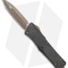Microtech Signature Series Combat Troodon OTF Knife CF (3.8" Bronze Apocalyptic) -Microtech Microtech Signature Series Combat Troodon DE OTF CF Bronze BHQ 135401 jr