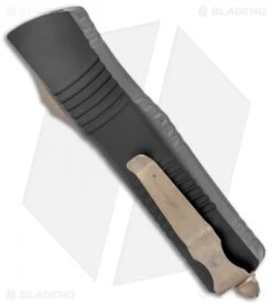 Microtech Signature Series Combat Troodon OTF Knife CF (3.8" Bronze Apocalyptic) -Microtech Microtech Signature Series Combat Troodon DE OTF CF Bronze BHQ 135401 jr side