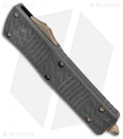 Microtech Signature Series Combat Troodon OTF Knife CF (3.8" Bronze Apocalyptic) -Microtech Microtech Signature Series Combat Troodon DE OTF CF Bronze BHQ 135401 jr spine