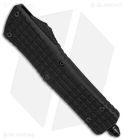 Microtech Signature Combat Troodon Delta D/E OTF Auto Knife Black (3.75" Shadow) 7 Microtech Signature Combat Troodon Delta D/E OTF Auto Knife Black (3.75" Shadow) -Microtech Microtech Signature Series Combat Troodon Delta DE OTF AK 3in Shadow BHQ 146589 td spine