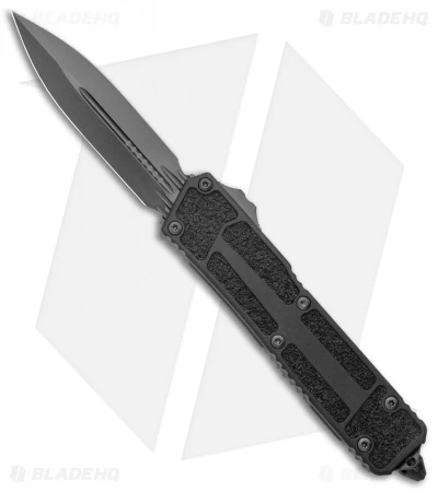 Microtech Signature Series Scarab II Dagger OTF Knife Black (3.75" Black DLC) 3 Microtech Signature Series Scarab II Dagger OTF Knife Black (3.75" Black DLC)