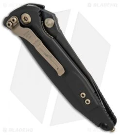 Microtech Signature Series Socom Elite Spear Point Knife (4" Black DLC) -Microtech Microtech Signature Series Socom Elite Clip Point black DLC BHQ 83198 er side jr