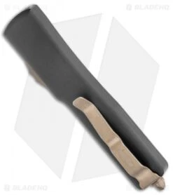 Microtech Signature Series UTX-70 S/E OTF Automatic Knife (2.4" Bronze) -Microtech Microtech Signature Series UTX 70 DE OTF Auto Bronze Apocalyptic 148 13AP BHQ 136901 jr side