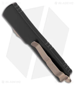 Microtech Signature Series UTX-70 D/E OTF Automatic Knife Black (2.4" Bronzed) -Microtech Microtech Signature Series UTX 70 DE OTF Auto Bronzed BHQ 178399 jr side