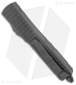 Microtech Signature Series Ultratech Delta D/E Frag Shadow OTF Knife (3.4" DLC) -Microtech Microtech Signature Series Ultratech Delta DE Frag Shadow OTF DLC 122 1UT DSH BHQ 138050 jr side