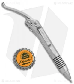 Microtech Signature Series Siphon II Pen Claw Logo Bead Blasted Stainless Steel -Microtech Microtech Siphon II Signature Series Pen Claw Logo BB SS 401 SS BBCS BHQ 117064 jr bottlecap