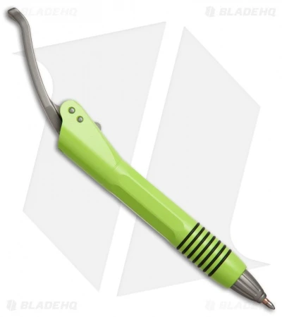 Microtech Siphon II Pen Lime Green Stainless Steel 3 Microtech Siphon II Pen Lime Green Stainless Steel