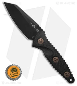 Microtech Socom Alpha Mini Warcom Fixed Blade Knife Black Carbon Fi (3.7" DLC) -Microtech Microtech Socom Alpha Mini Warcom Fixed Blade Knife Black Carbon Fi 3.7in DLC BHQ 181782 hd size