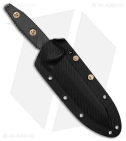 Microtech Socom Alpha T/E SS Fixed Blade Knife Carbon Fiber Black (5.6" Black) -Microtech Microtech Socom Alpha TE SS FBK CF 5in Black BHQ 179163 td sheath