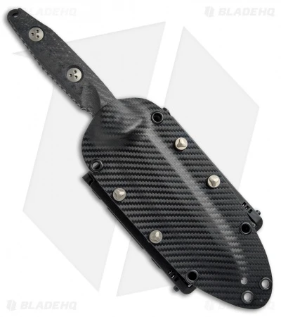 Microtech Socom Alpha Tanto Fixed Blade Knife Carbon Fiber (5" Black) 114-1DLC 5 Microtech Socom Alpha Tanto Fixed Blade Knife Carbon Fiber (5" Black) 114-1DLC - Image 3