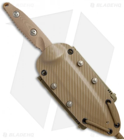 Microtech Socom Alpha Tanto Fixed Blade Tan G-10 (5" Tan PVD) 5 Microtech Socom Alpha Tanto Fixed Blade Tan G-10 (5" Tan PVD) - Image 3