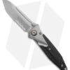 Microtech Socom Bravo Tanto Frame Lock Knife BB Ti/CF (4" Partial Serrated) -Microtech Microtech Socom Bravo FL Tanto Ti CF SW Partially Serrated BHQ 140221 jr