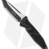Microtech Socom Elite Automatic Knife Black (4" Tactical Full Serr) 161A-3T -Microtech Microtech Socom Elite Auto Black Tanto Tactical Full Serr 161A 3T BHQ 139138 jr