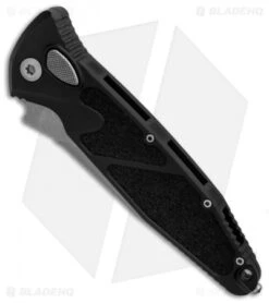 Microtech Socom Elite Automatic Knife Black (4" Apocalyptic Serr) 160A-11AP -Microtech Microtech Socom Elite Automatic Black Apocalyptic Serr BHQ 89766 er spine
