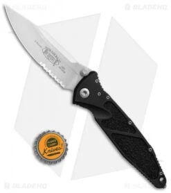 Microtech Socom Elite Manual Knife Black (4" Stonewash Serr) 160-11 9 Microtech Socom Elite Manual Knife Black (4" Stonewash Serr) 160-11 -Microtech Microtech Socom Elite Black SW serr 160 11 BHQ 10368 er bottlecap jr