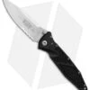 Microtech Socom Elite Manual Knife Black (4" Stonewash Serr) 160-11 -Microtech Microtech Socom Elite Black SW serr 160 11 BHQ 10368 er jr