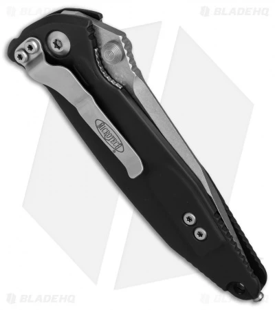 Microtech Socom Elite Manual Knife Black (4" Stonewash Serr) 160-11 4 Microtech Socom Elite Manual Knife Black (4" Stonewash Serr) 160-11 - Image 2