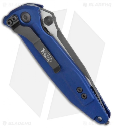 Microtech Socom Elite Clip Point T/E Knife Navy Blue (4" Two Tone) 5 Microtech Socom Elite Clip Point T/E Knife Navy Blue (4" Two Tone) - Image 3