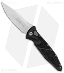 Microtech Socom Elite Automatic Knife Black (4" Satin) 160A-4