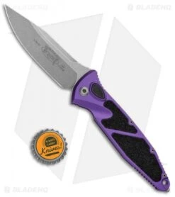 Microtech Socom Elite S/E Automatic Knife Purple (4" Stonewash) 160A-10PU -Microtech Microtech Socom Elite SE Auto Purple SW 160A 10PU BHQ 105169 jr bottlecap