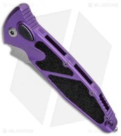 Microtech Socom Elite S/E Automatic Knife Purple (4" Stonewash) 160A-10PU -Microtech Microtech Socom Elite SE Auto Purple SW 160A 10PU BHQ 105169 jr spine