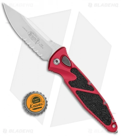 Microtech Socom Elite S/E Automatic Knife Red (4" Stonewash Ser) 160A-11RD 6 Microtech Socom Elite S/E Automatic Knife Red (4" Stonewash Ser) 160A-11RD - Image 4