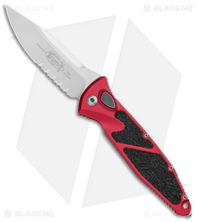 Microtech Socom Elite S/E Automatic Knife Red (4" Stonewash Ser) 160A-11RD 3 Microtech Socom Elite S/E Automatic Knife Red (4" Stonewash Ser) 160A-11RD