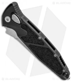 Microtech Socom Elite S/E Automatic Knife (4" Stonewash Ser) 160A-11 -Microtech Microtech Socom Elite SE Auto SW Serr 160A 11 BHQ 91308 jr spine