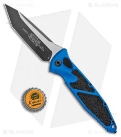 Microtech Socom Elite T/E Automatic Knife Blue (4" Two Tone) 161A-1BL -Microtech Microtech Socom Elite TE Auto Blue TT 161A 1BL BHQ 99304 jr bottlecap