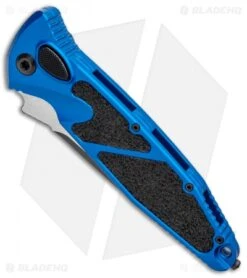Microtech Socom Elite T/E Automatic Knife Blue (4" Two Tone) 161A-1BL -Microtech Microtech Socom Elite TE Auto Blue TT Serr 161A 1BL BHQ 99304 jr spine