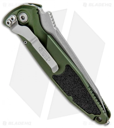 Microtech Socom Elite T/E Automatic Knife OD Green (4" Stonewash) 161A-10OD 5 Microtech Socom Elite T/E Automatic Knife OD Green (4" Stonewash) 161A-10OD - Image 3
