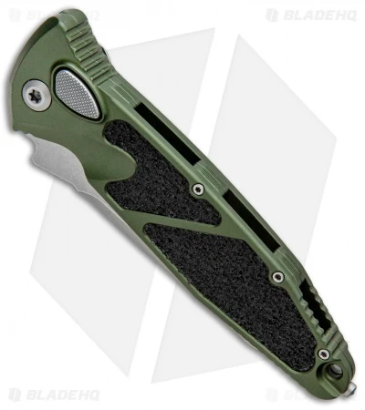Microtech Socom Elite T/E Automatic Knife OD Green (4" Stonewash) 161A-10OD 4 Microtech Socom Elite T/E Automatic Knife OD Green (4" Stonewash) 161A-10OD - Image 2