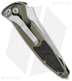 Microtech Socom Elite T/E Automatic Knife OD Green (4" Satin) 161A-4OD -Microtech Microtech Socom Elite TE Auto OD Green Satin 161A 4OD BHQ 103384 jr side