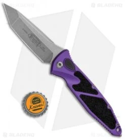 Microtech Socom Elite T/E Automatic Knife Purple (4" Stonewash) 161A-10PU -Microtech Microtech Socom Elite TE Auto Purple SW 161A 10PU BHQ 105174 jr bottlecap