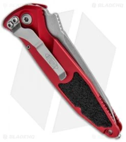 Microtech Socom Elite T/E Automatic Knife Red (4" Stonewash) 161A-10RD 8 Microtech Socom Elite T/E Automatic Knife Red (4" Stonewash) 161A-10RD -Microtech Microtech Socom Elite TE Auto Red SW 161A 10RD BHQ 105178 jr side