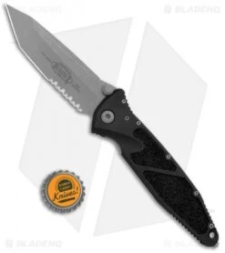 Microtech Socom Elite T/E Partial Serrated Tanto (4" Apocalyptic) 161-11 AP -Microtech Microtech Socom Elite TE Black Partial Serr Tanto Apocalyptic BHQ 131521 jr bottlecap