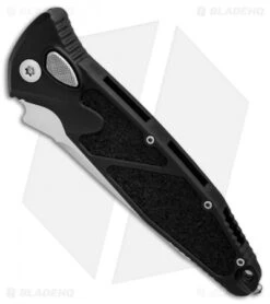Microtech Socom Elite T/E Automatic Knife Black (4" Satin) 161A-4 -Microtech Microtech Socom Elite TE Black Satin BHQ 90651 er spine 2