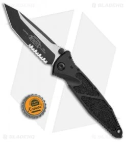 Microtech Socom Elite T/E M/A Black Tactical Partial Serrated 161-2T -Microtech Microtech Socom Elite TE MA Black Tactical Partial Serr 161 2T BHQ 111327 jr bottlecap 1