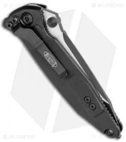 Microtech Socom Elite T/E M/A Black Tactical Partial Serrated 161-2T -Microtech Microtech Socom Elite TE MA Black Tactical Partial Serr 161 2T BHQ 111327 jr side