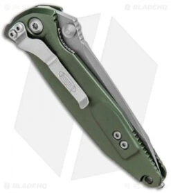Microtech Socom Elite T/E Manual Knife OD Green (4" Apocalyptic) 161-10APOD -Microtech Microtech Socom Elite TE Manual OD Green Apocalyptic 161 10APOD BHQ 99638 jr side