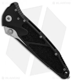 Microtech Socom Elite Tanto Manual Knife (4" Black Serr) 161-2 -Microtech Microtech Socom Elite Tanto Black Serr BHQ 11918 er spine